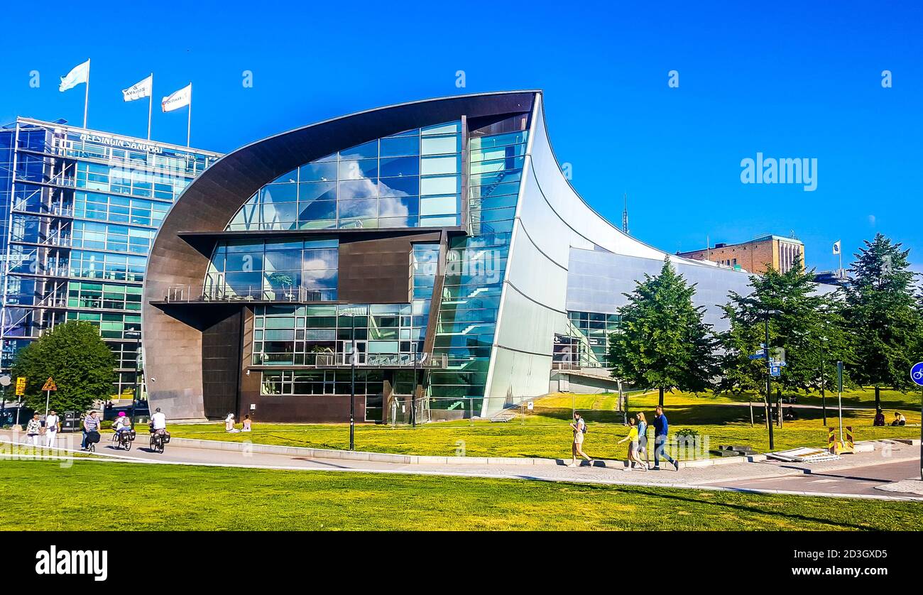 Museum für zeitgenössische Kunst Kiasma. Helsinki, Finnland Stockfoto