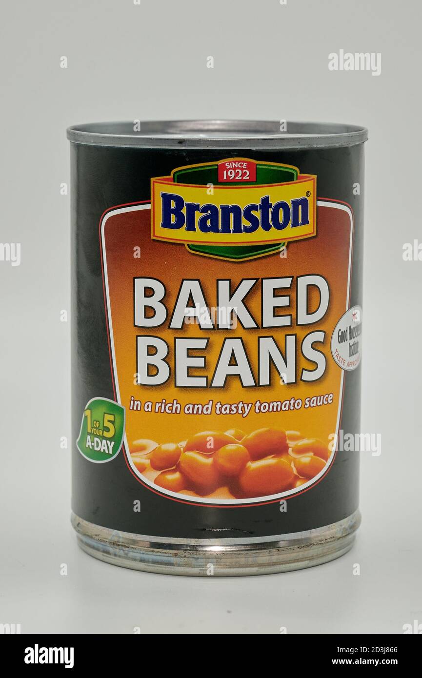 Branston gebackene Bohnen Stockfoto