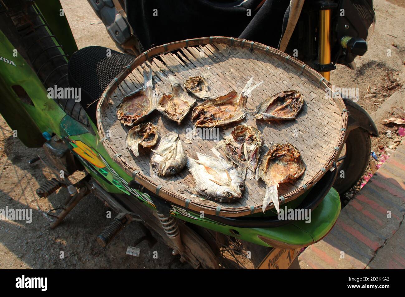 Getrocknete Fische in luang prabang (laos) Stockfoto