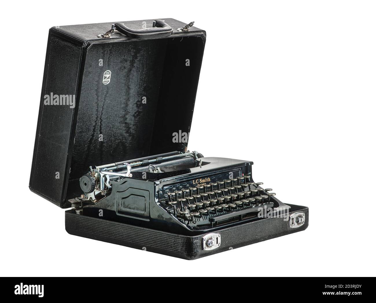 LC Smith & Corona Schreibmaschine in einer Studioaufnahme Stockfoto