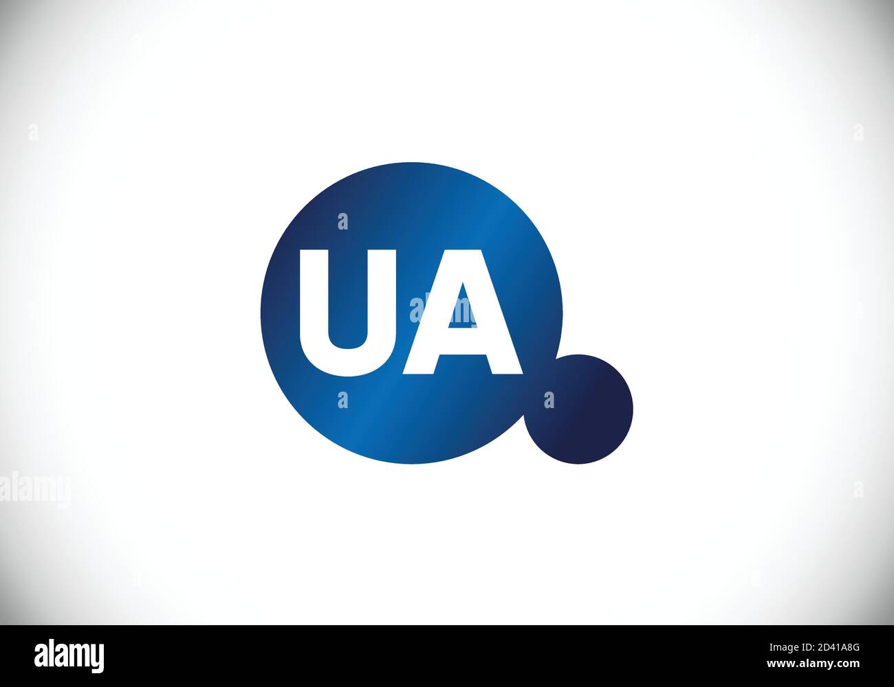 Initial Monogram Letter UA Logo Design Vektor-Vorlage. Grafisches Alphabet-Symbol für Corporate Business Identity Stock Vektor