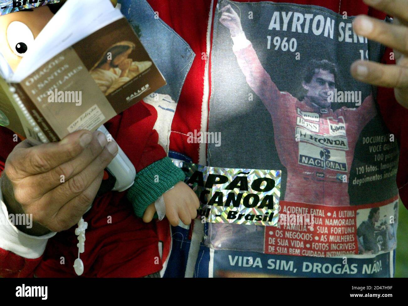 Das grab von ayrton senna in sao paulo -Fotos und -Bildmaterial in