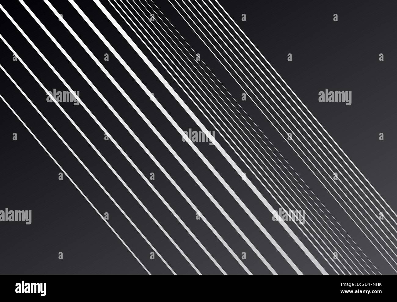 Diagonal, schräg und schräg, schräg, geneigt, schräg Linien, Streifen abstrakt geometrische schwarz-weiß, Graustufen Hintergrund, Muster oder Textur. Linie Stock Vektor