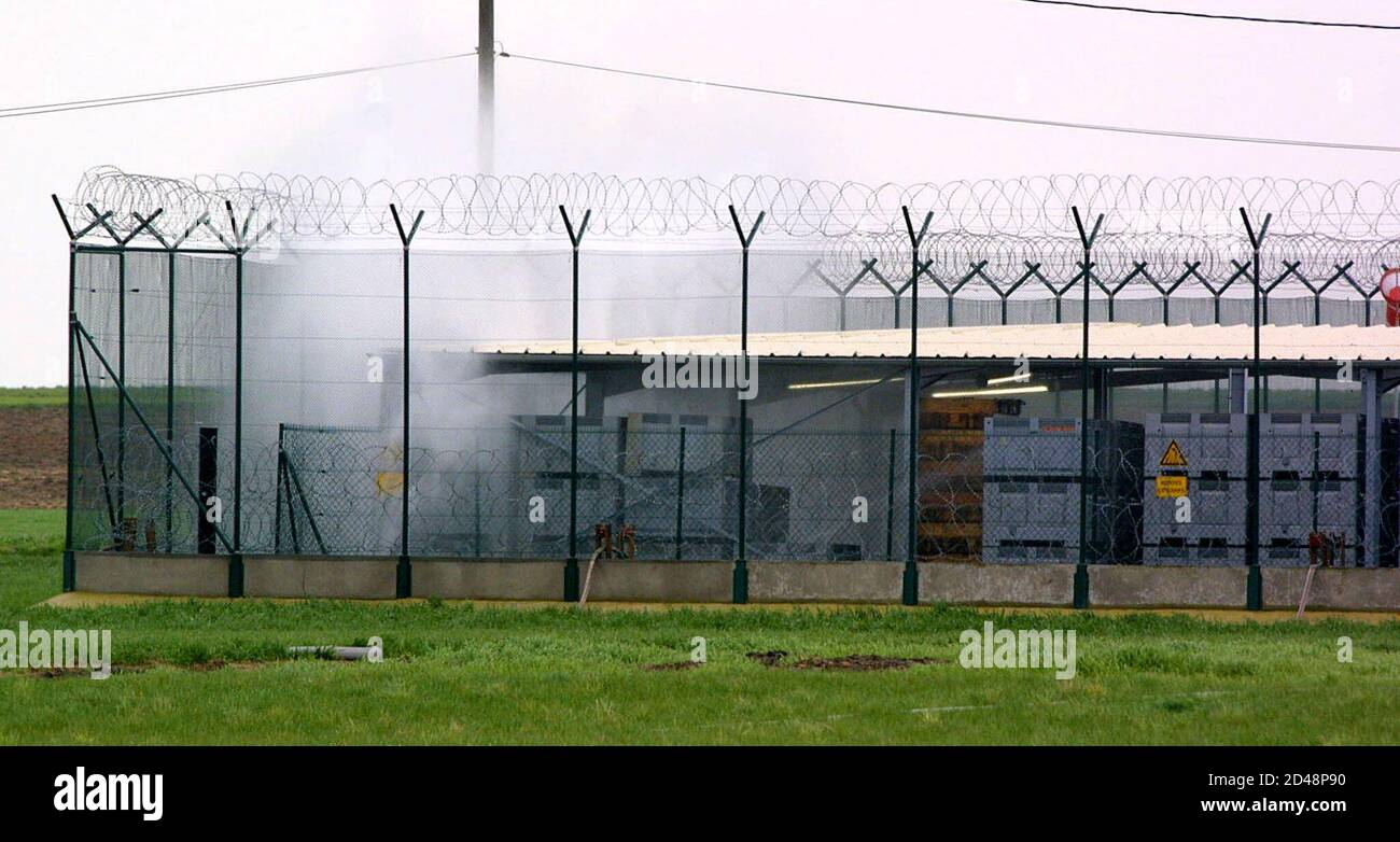 Blick auf einen Waffenlager im Ersten Weltkrieg in Vimy, wo
