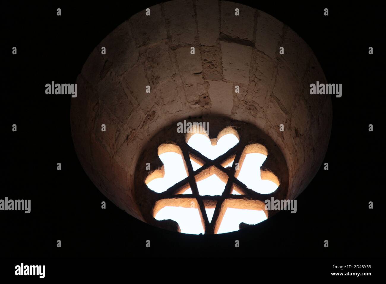 San Bartolome, Rio Lobos, Soria Stockfoto