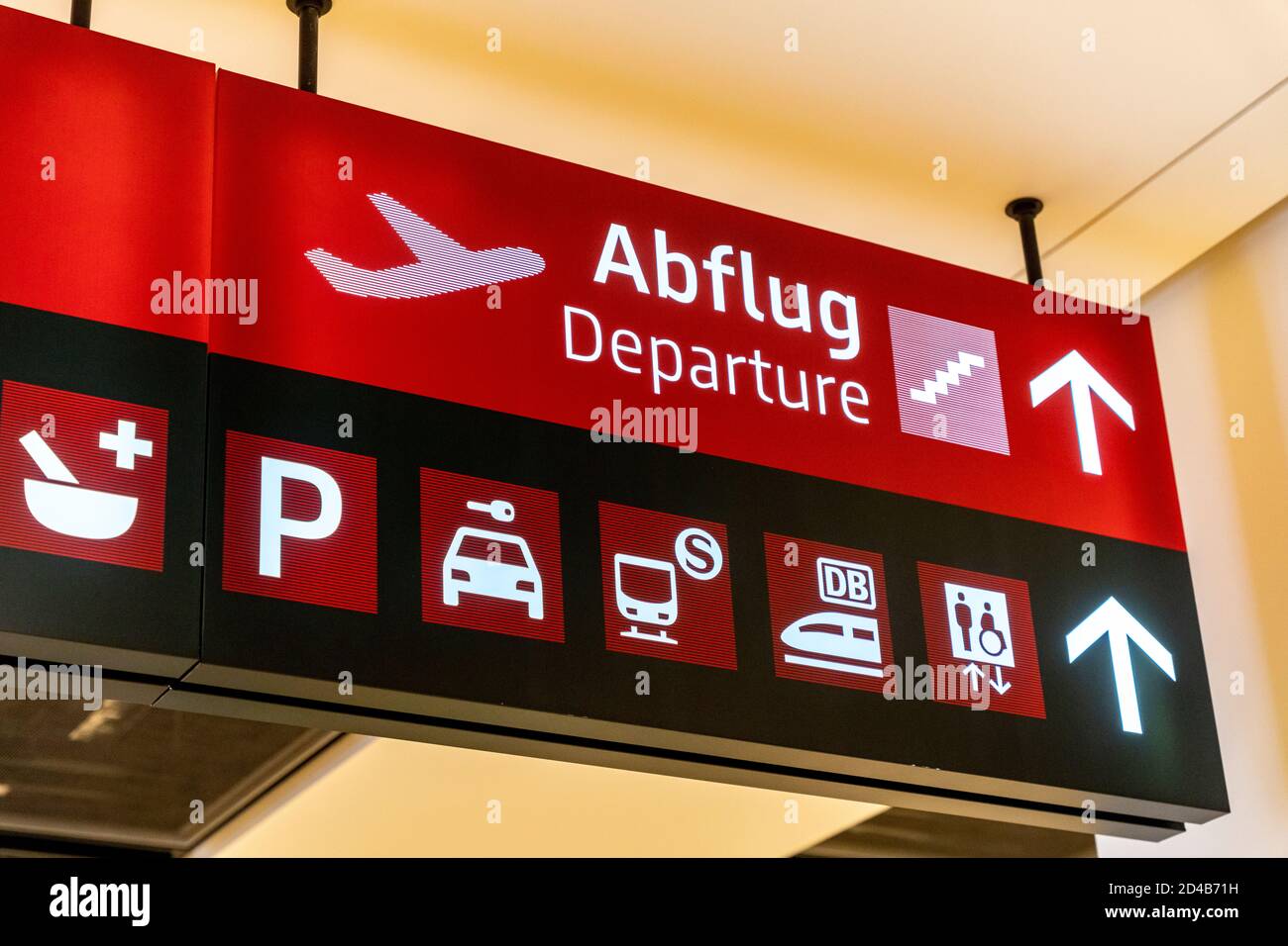 Kürzel Des Flughafens Berlin Brandenburg Drei Buchstaben Internationaler Flughafen Berlin Brandenburg Stockfotos und -bilder