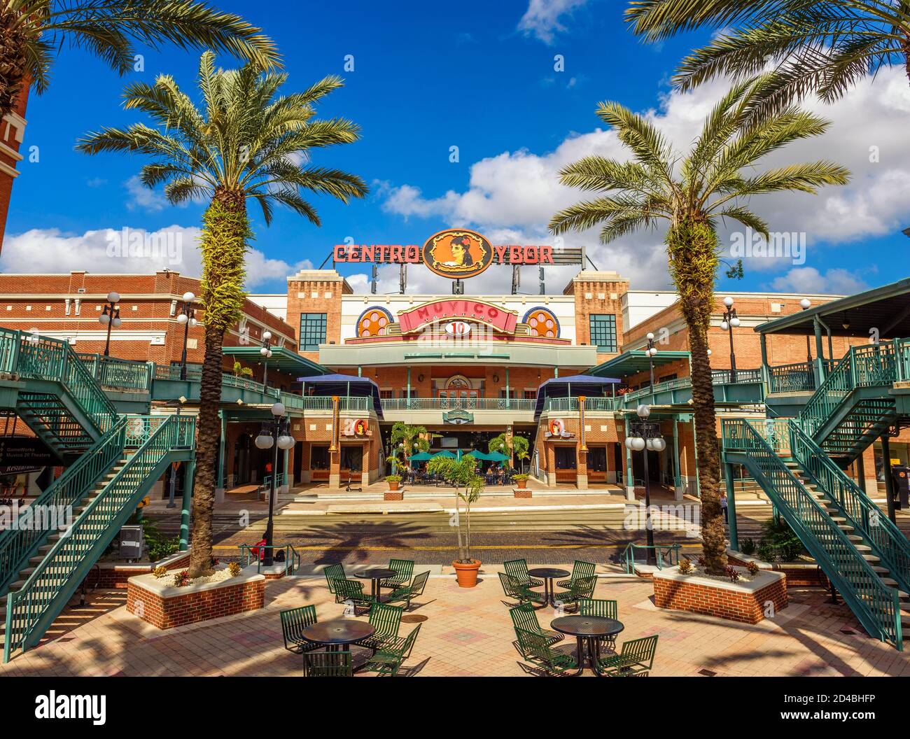 Centro Ybor Einkaufszentrum in Tampa, Florida Stockfoto