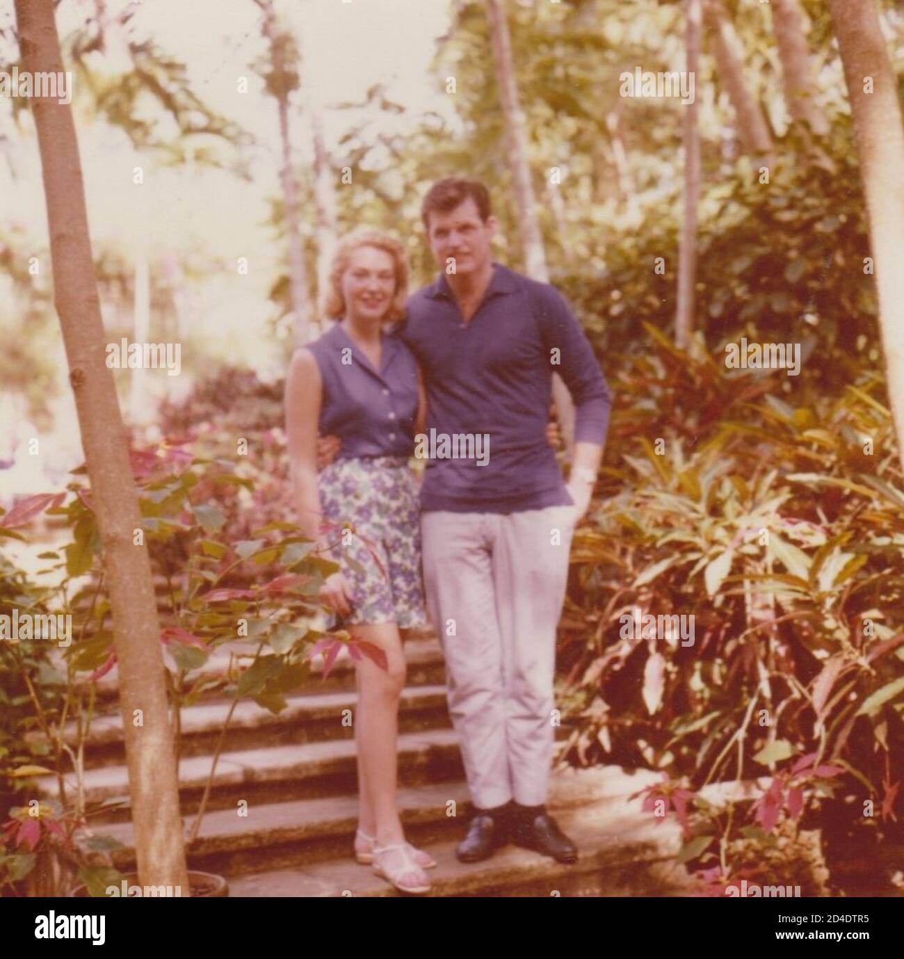 Edward Und Joan Kennedy, Nassau, Bahamas 1957 Stockfoto