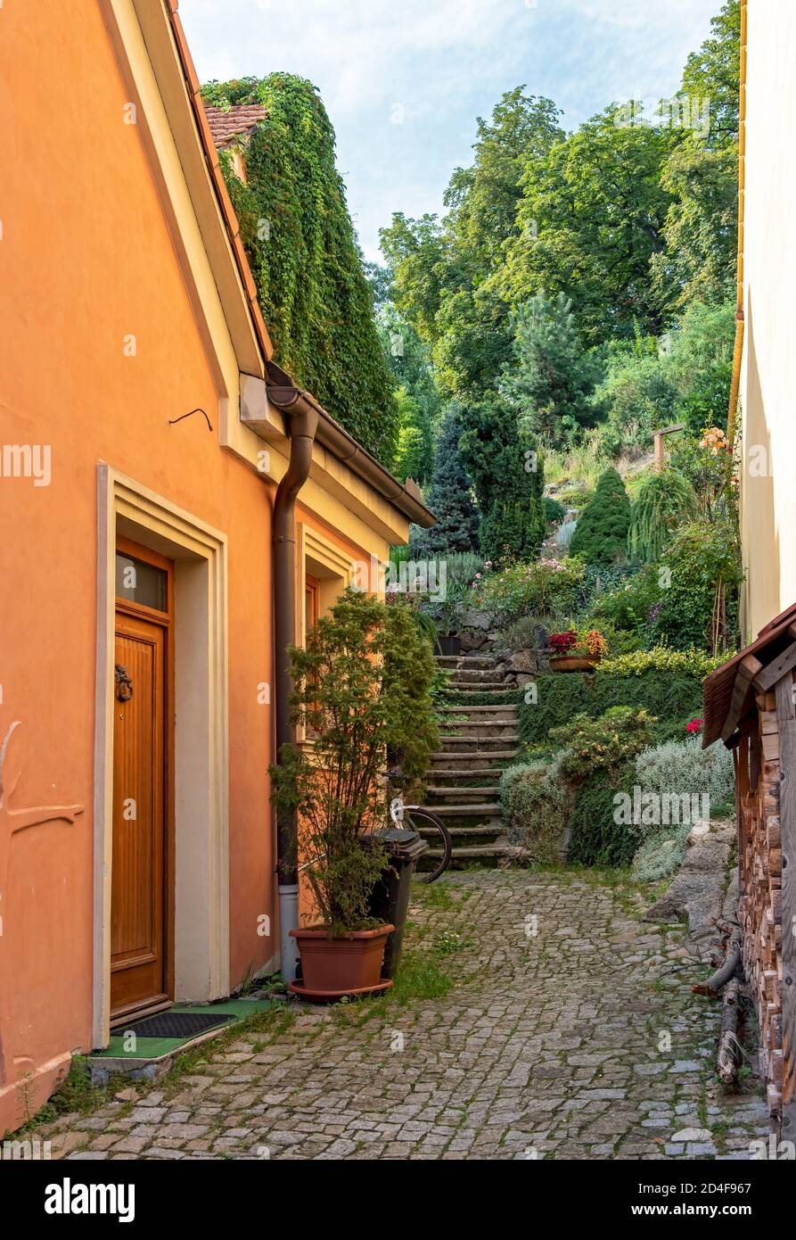 Jüdisches Viertel, Trebic (Třebíč), Tschechische Republik Stockfoto