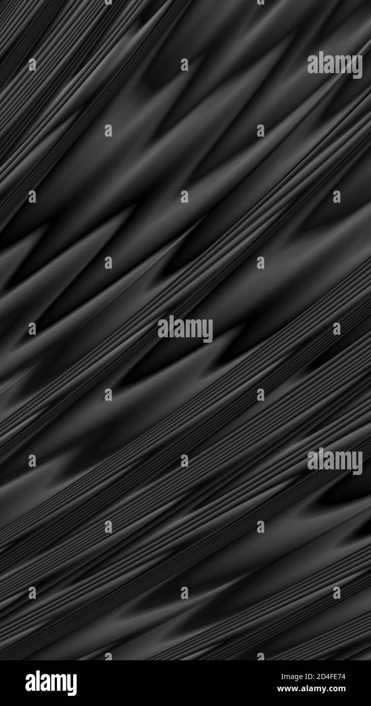 Künstlerischer und phantasievoller digital gestalteter abstrakter fraktaler 3D-Hintergrund Stockfoto