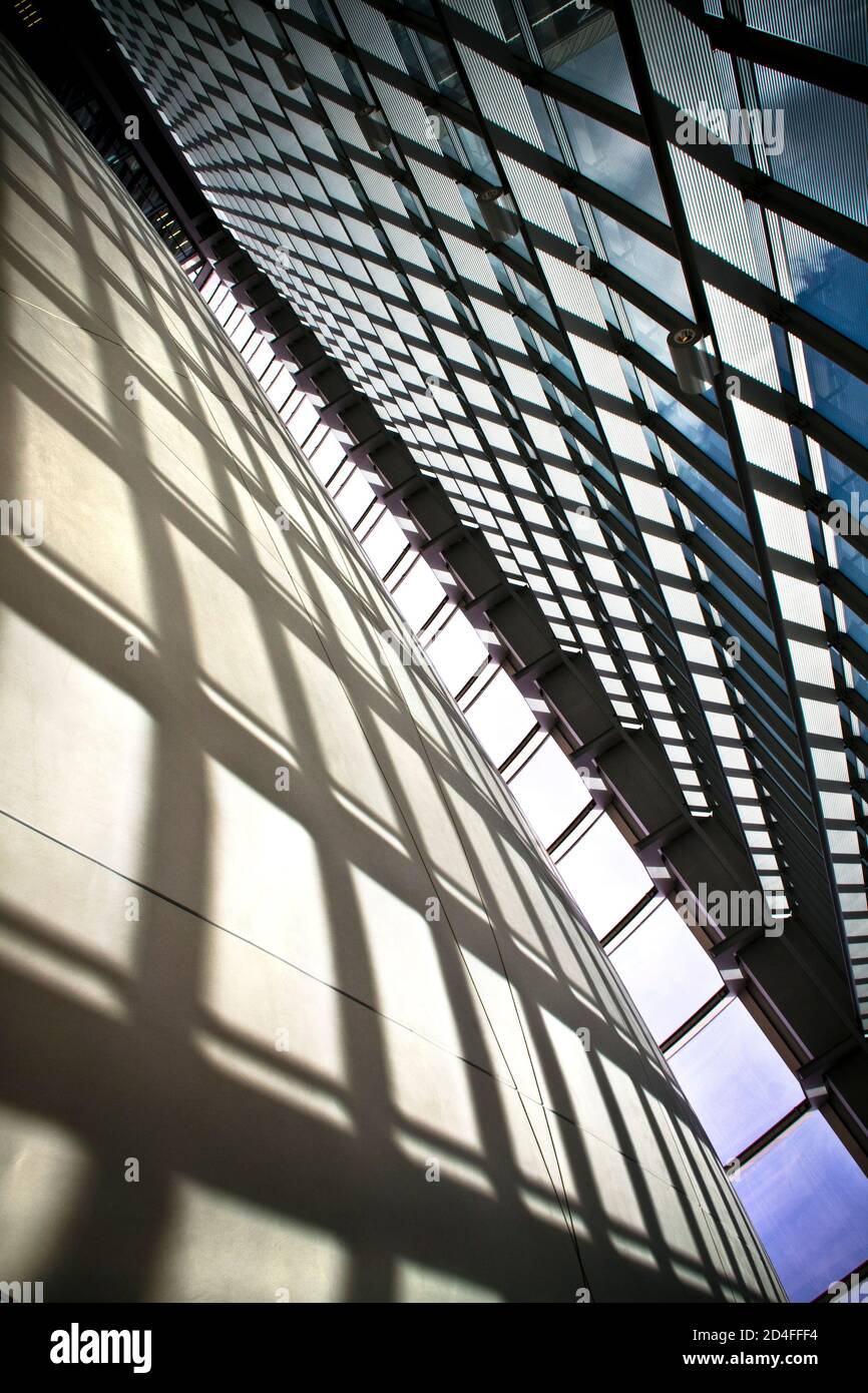 Das Innere des British Natural History Museum Stockfoto
