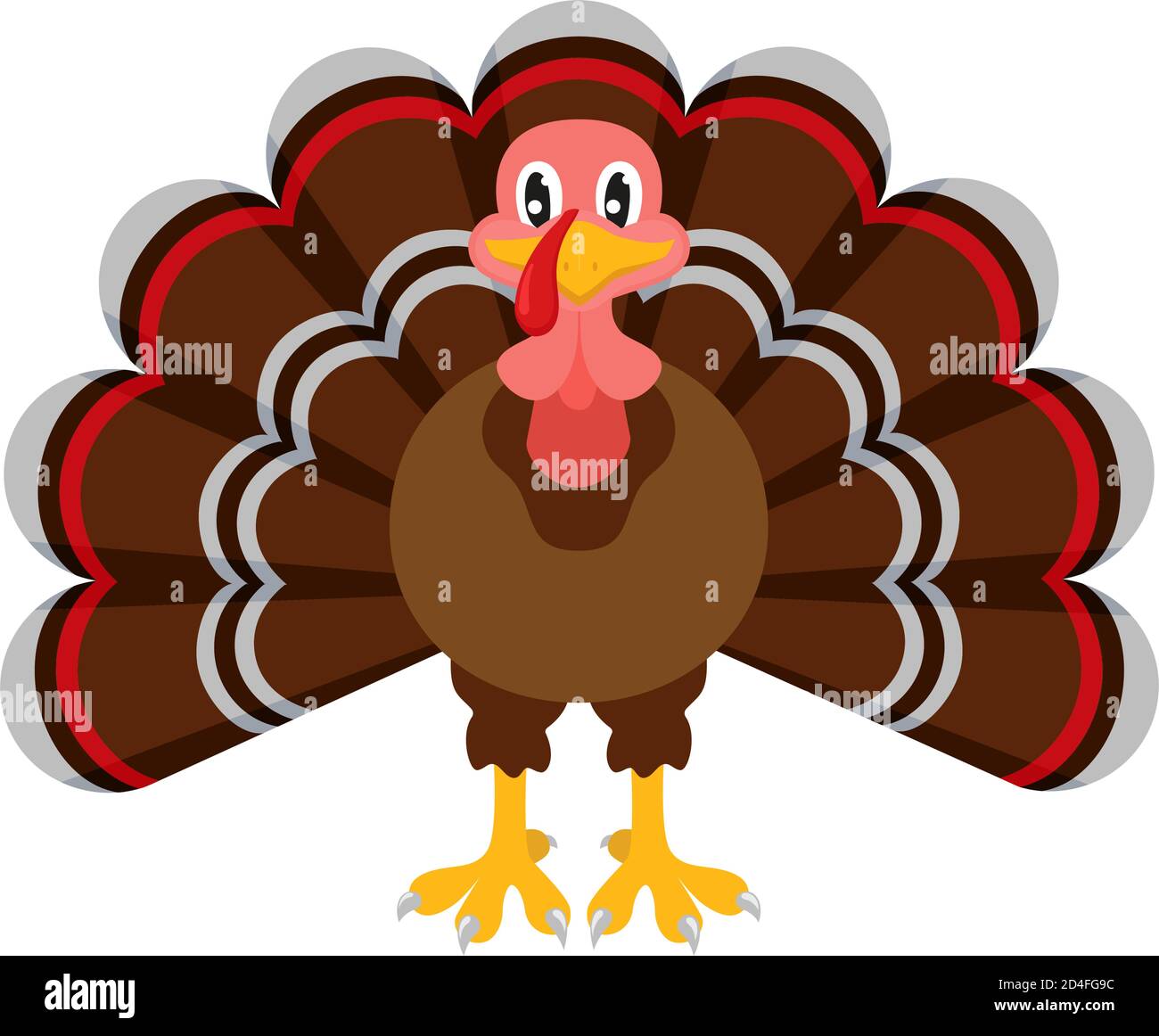 Cartoon türkei Charakter Stock Vektor