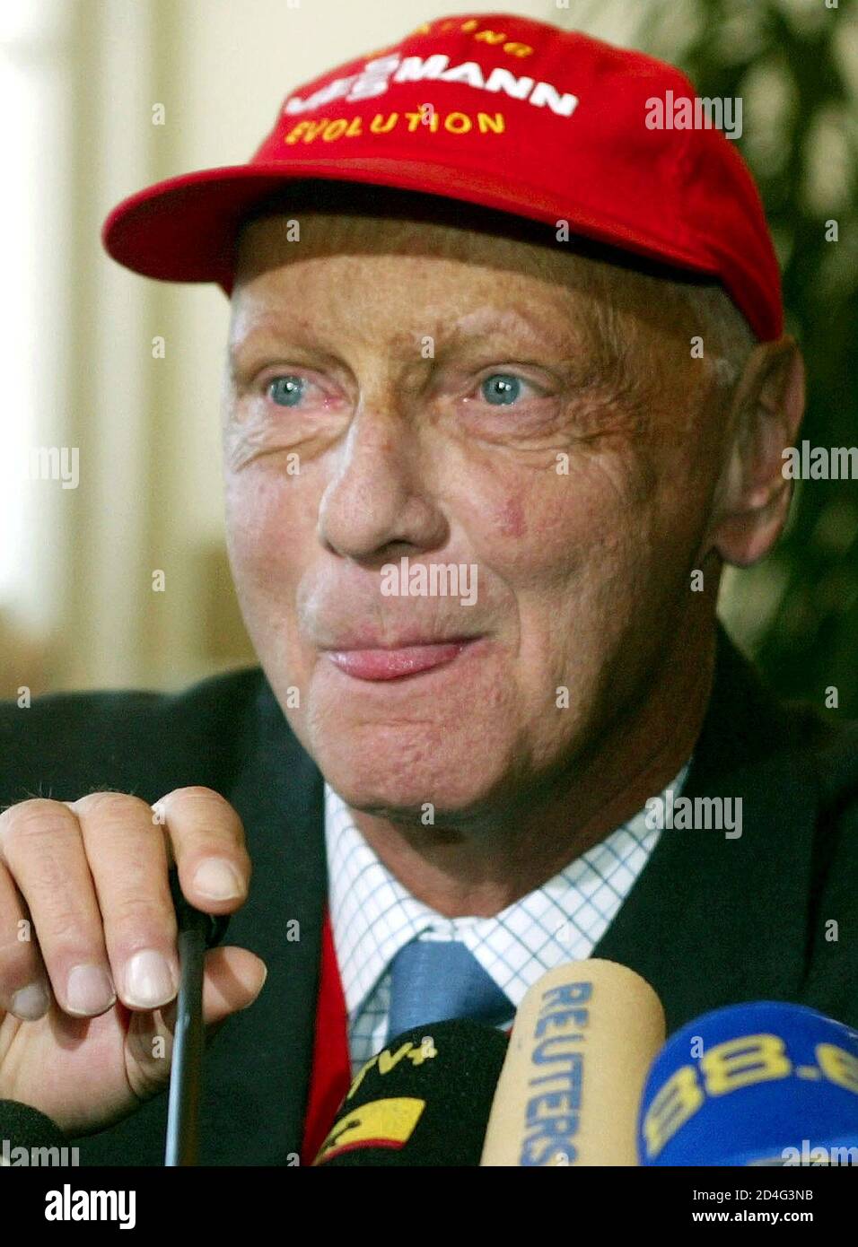 Lauda Air Gründer und ehemalige Formel 1Weltmeister Niki Lauda befasst
