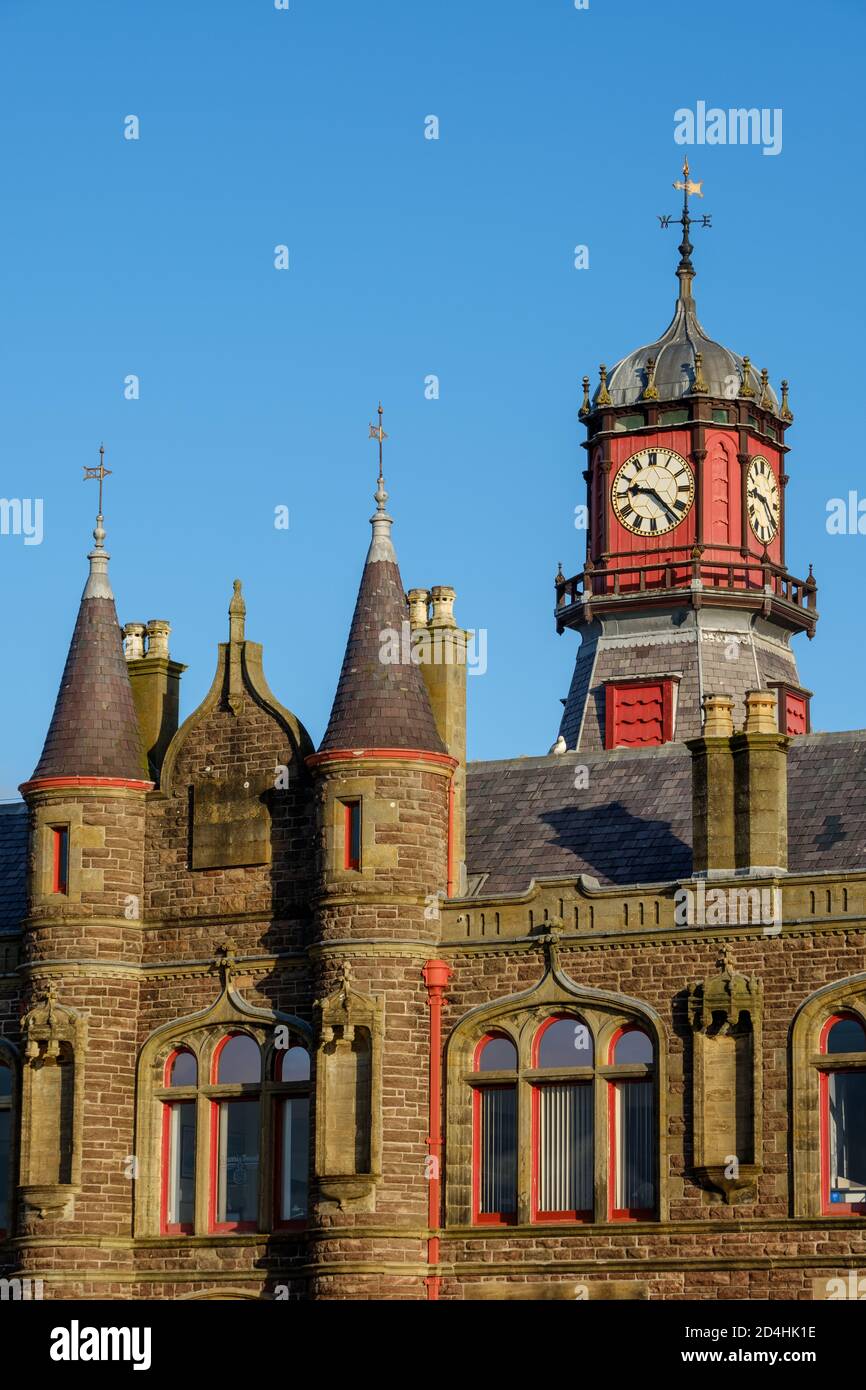 Stornoway Rathaus. Stockfoto