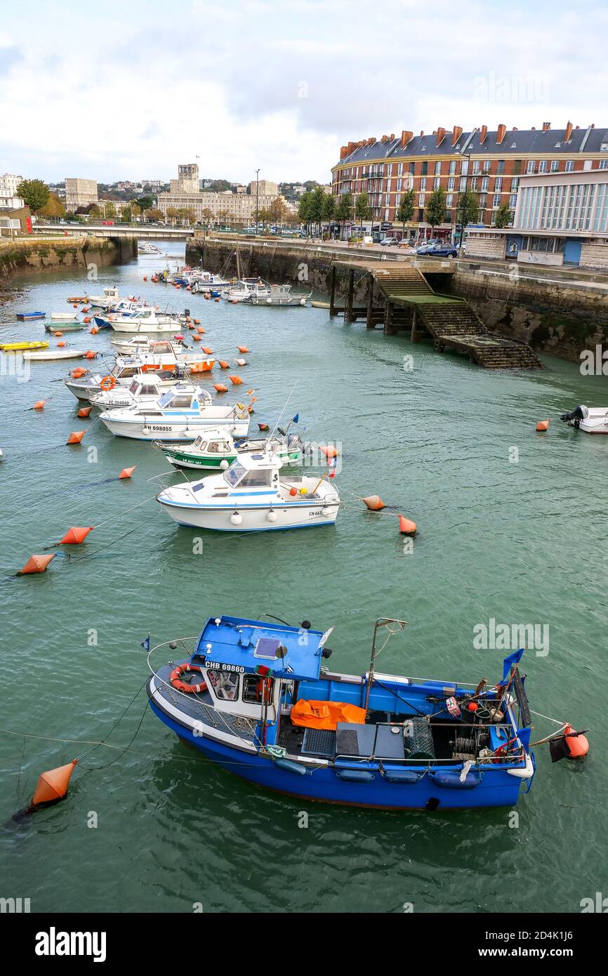 Bassin du ROI - Königsbecken, Le Havre, seine-Maritime, Normandie Region, Frankreich Stockfoto