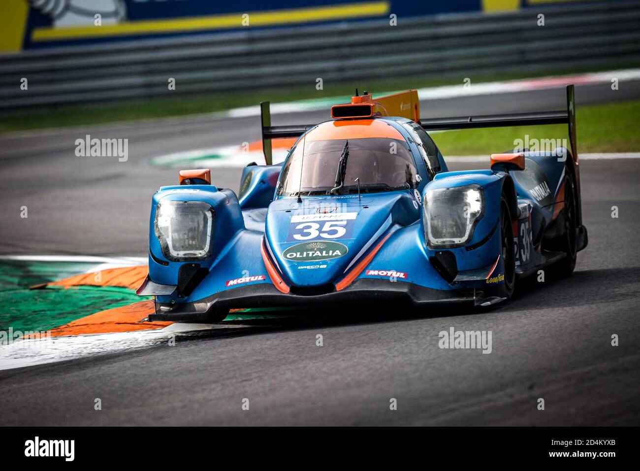 Monza, Italien, Italien. Oktober 2020. 35 Dracone Francesco (ita), Campana Sergio (ita), BHK Motorsport, Oreca 07 Gibson, Action während der 4 Stunden von Monza 2020, 4. Lauf der europäischen Le Mans-Serie 2020, vom 9. Bis 11. Oktober 2020 auf dem Autodromo Nazionale di Monza, Italien - Foto Thomas Fenetre/DPPI Kredit: Lm/DPPI/Thomas Fenetre/Alamy Live News Stockfoto