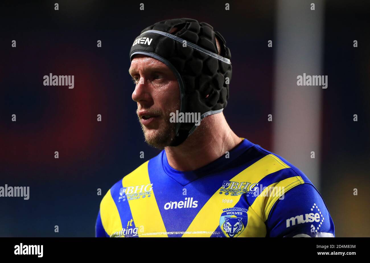 Warrington Wolves' Chris Hill während des Betfred Super League Spiels im Emerald Headingley Stadium, Leeds. Stockfoto