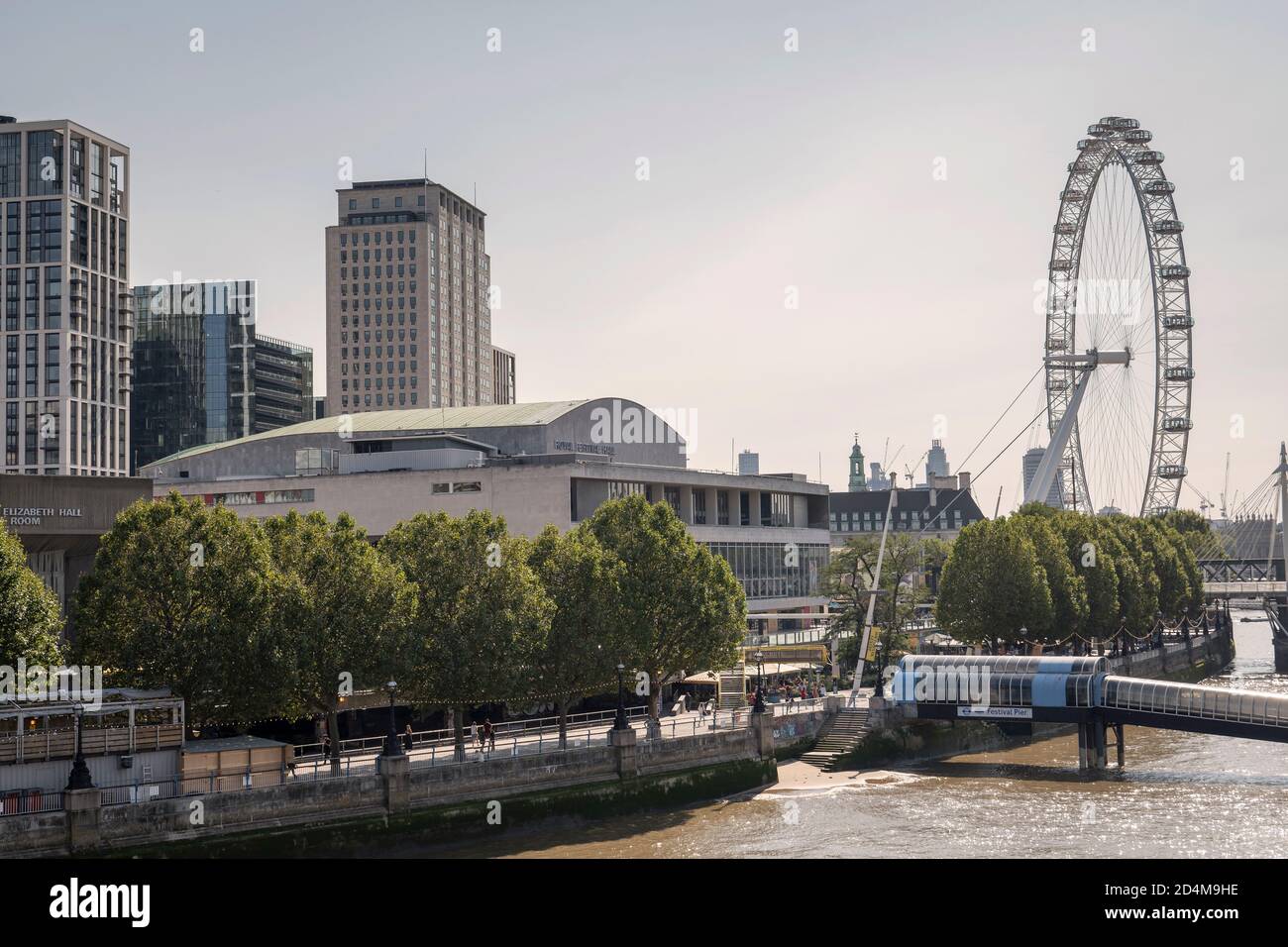 Das London Eye am 14. September 2020 auf der South Bank im Vereinigten Königreich. Foto von Sam Mellish Stockfoto