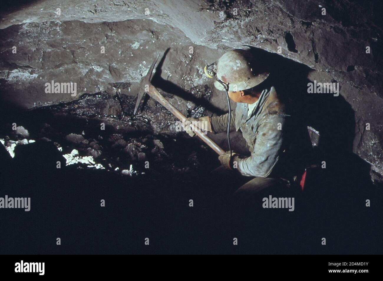 Unterirdischer Uranabbau - Lage: In oder in der Nähe von Nucla; Colorado Ca. 1972 Stockfoto