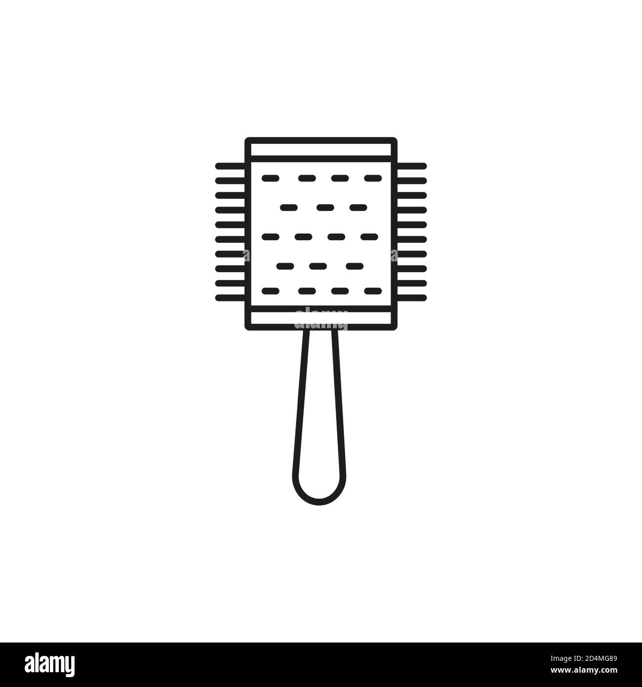 Haarbürste Icon Element von barbershop Icon für mobile Konzept und Web-Apps. Thin Line Haarbürste Symbol kann für Web und mobile verwendet werden. Premium-Symbol ein Stock Vektor