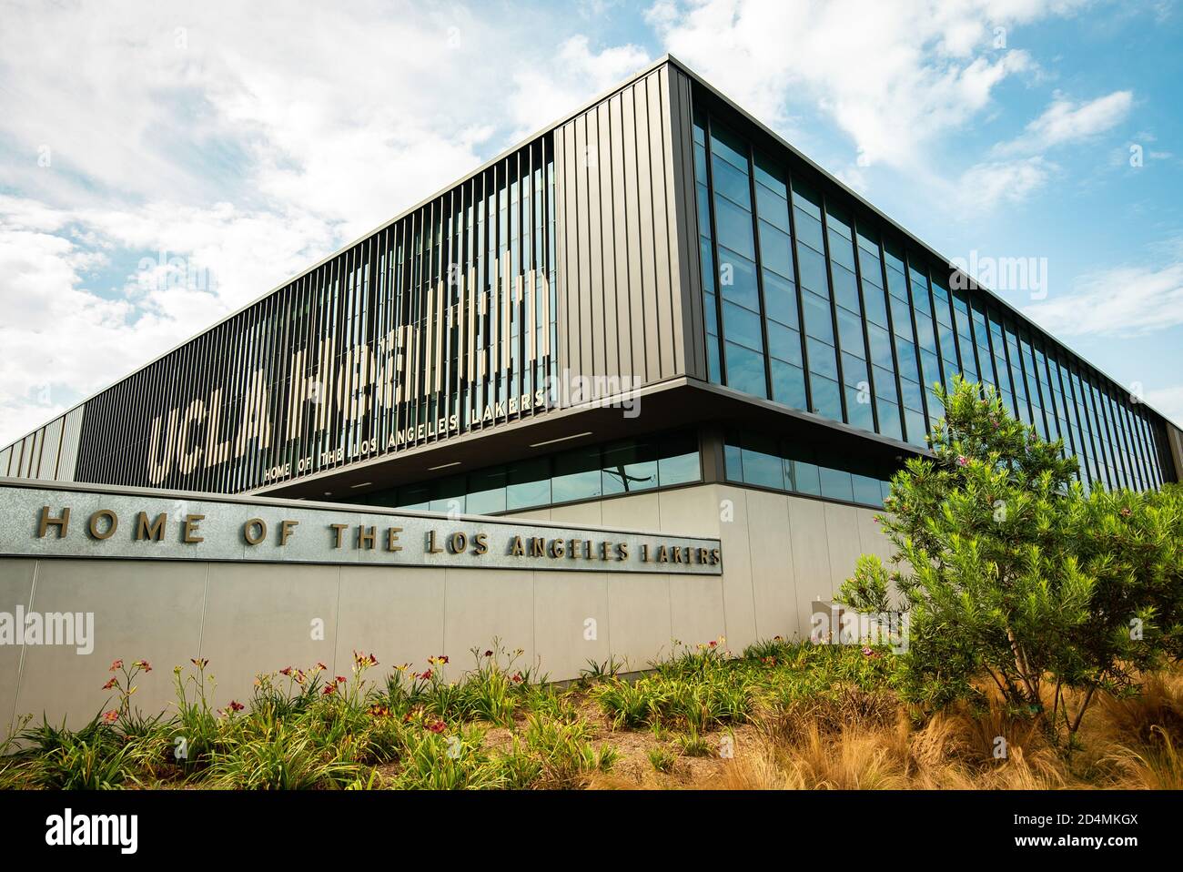 UCLA Health / Los Angeles Lakers Training Center - El Segundo, Kalifornien - 6. Oktober 2020 Stockfoto