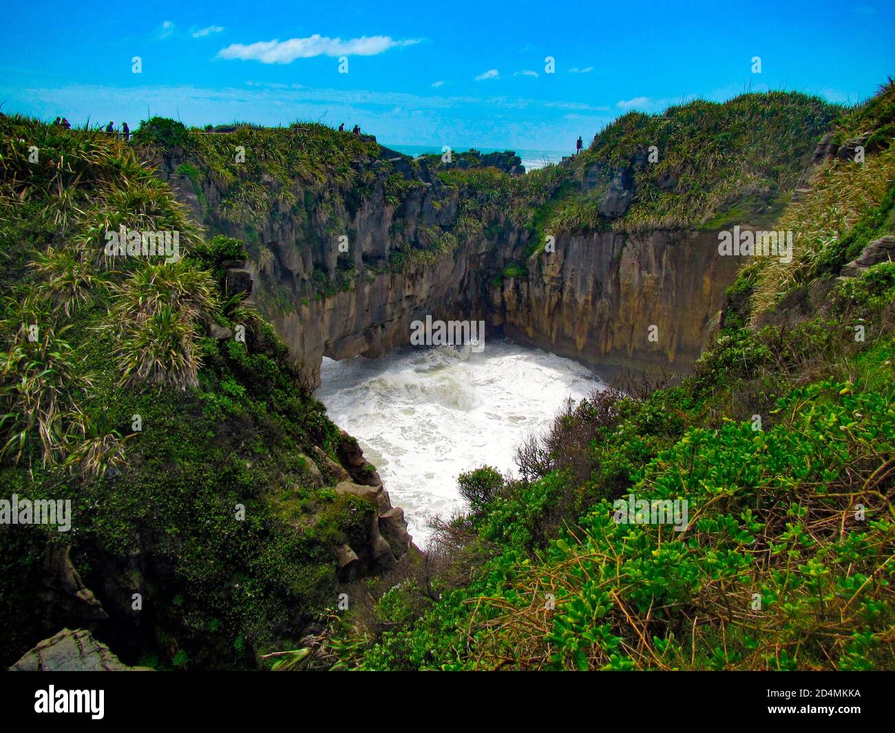 Pancake Rocks in Punakaiki, Neuseeland Stockfoto