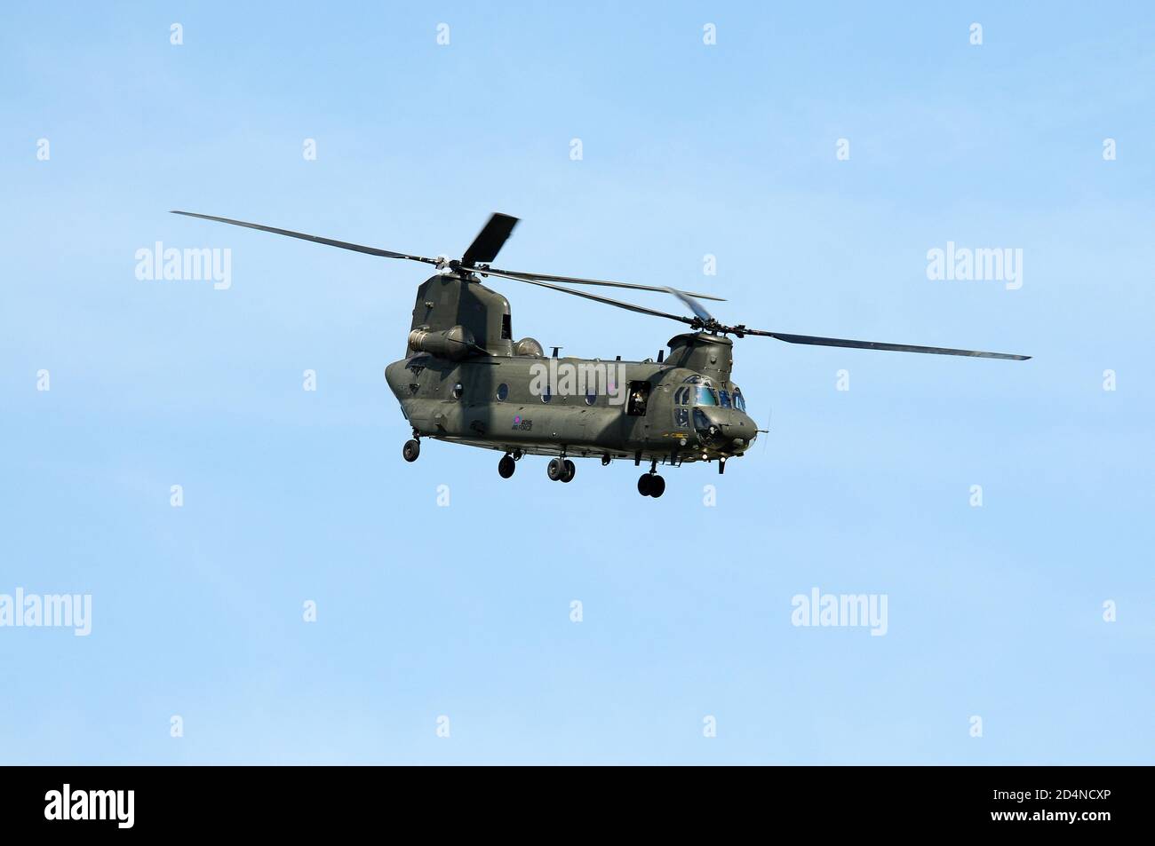 R.A.F. Chinook HC.2/2A von 27 Squadron. Stockfoto