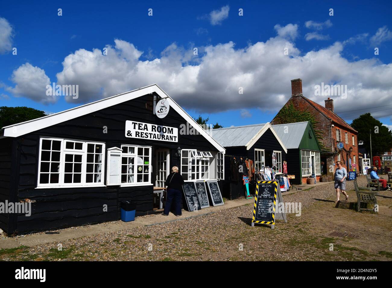 The Tea Room and Restaurant, in Woodbridge, Suffolk, Großbritannien Stockfoto