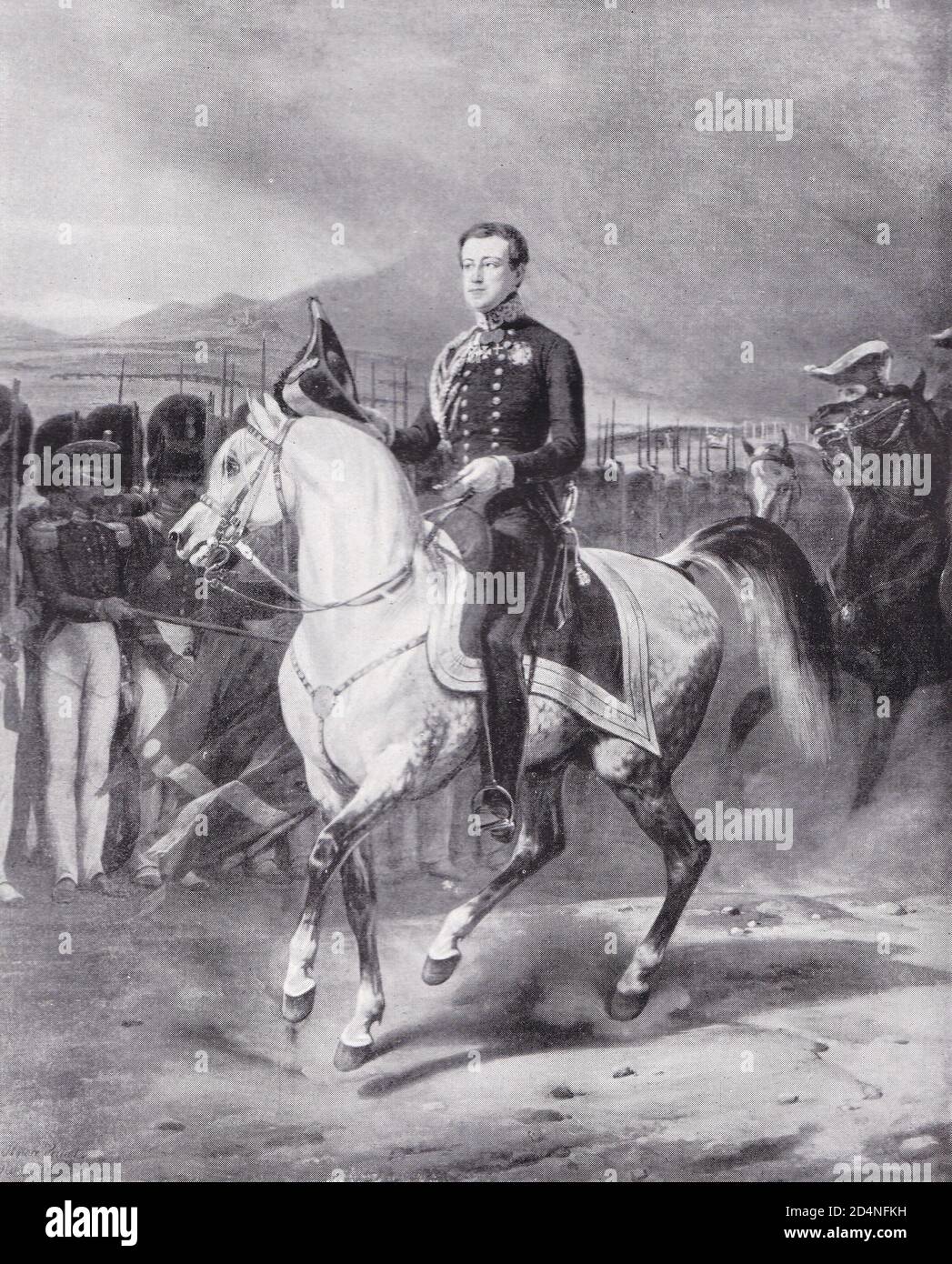 Charles Albert von Sardinien Stockfoto