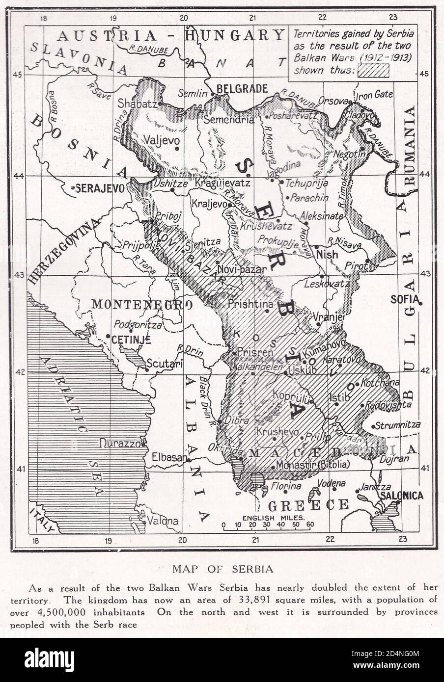 Antike karte von serbien 1800s Fotos und Bildmaterial in hoher Auflösung Alamy