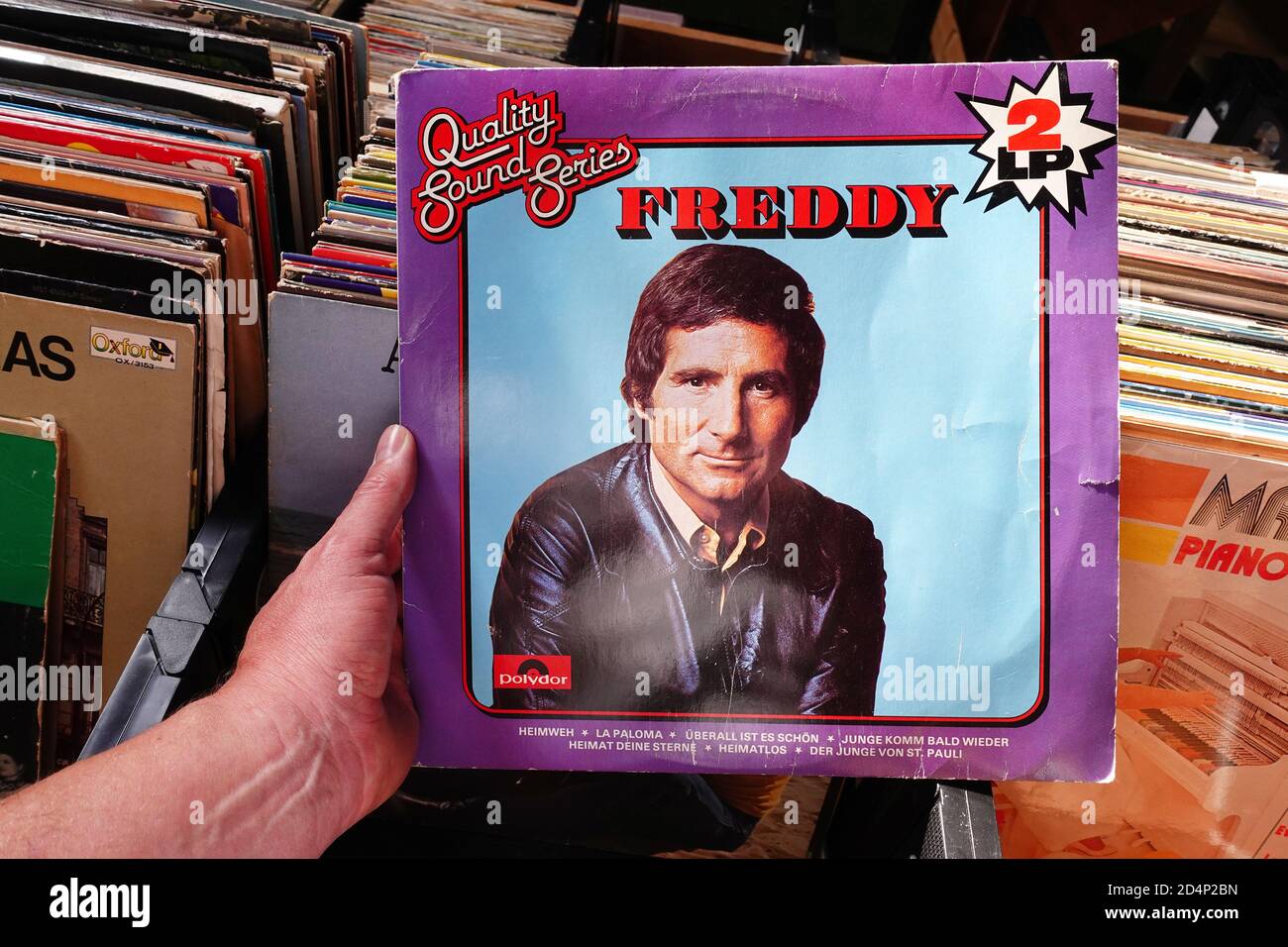 LP-Album: Freddy Stockfoto
