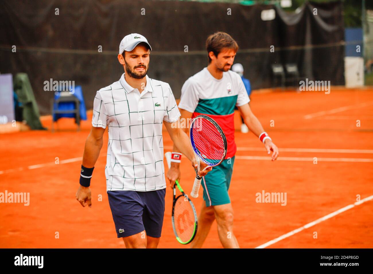 9. Oktober 2020, Parma, Italien: parma, Italien, , 09. Oktober 2020, Andres Molteni - Hugo Nys beim ATP Challenger 125 - Internazionali Emilia Romagna - Tennis Internationals - Credit: LM/Roberta Corradin (Credit Image: © Roberta Corradin/LPS via ZUMA Wire) Stockfoto