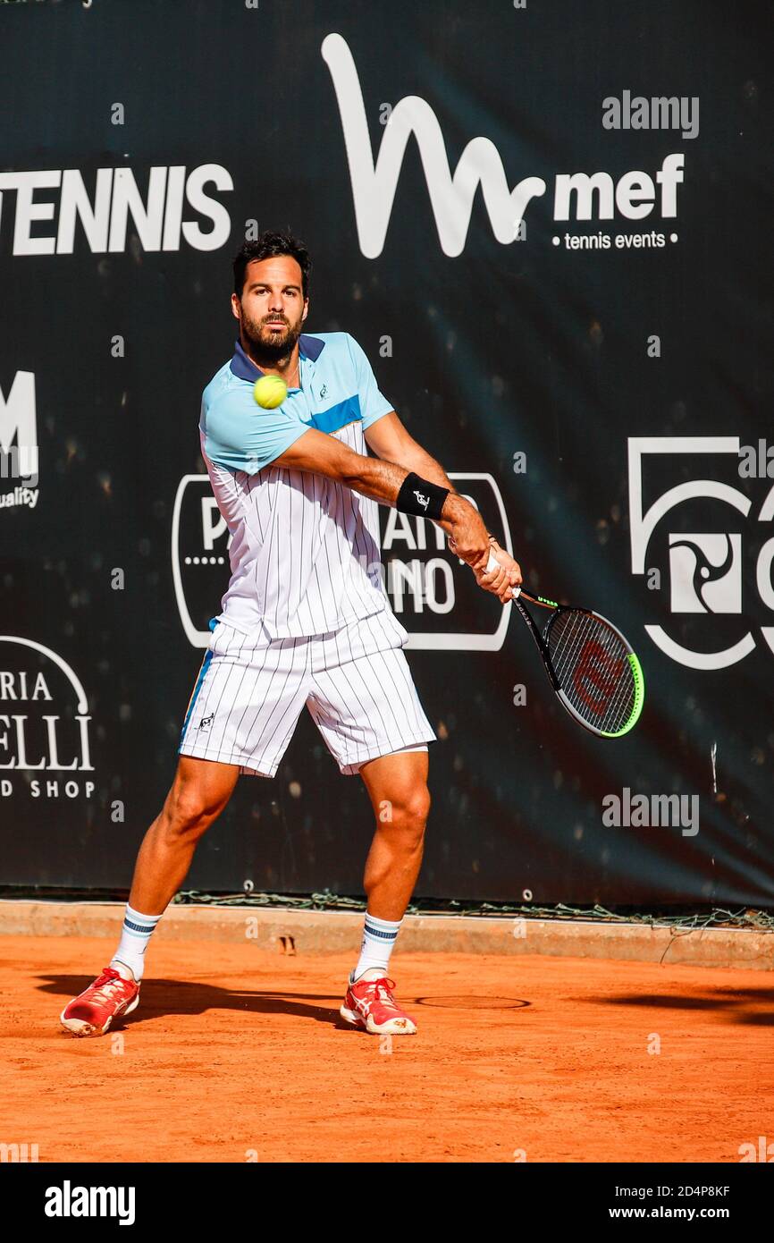 Parma, Italien. 9. Okt, 2020. parma, Italien, 09 Okt 2020, Salvatore Caruso während ATP Challenger 125 - Internazionali Emilia Romagna - Tennis Internationals - Credit: LM/Roberta Corradin Credit: Roberta Corradin/LPS/ZUMA Wire/Alamy Live News Stockfoto