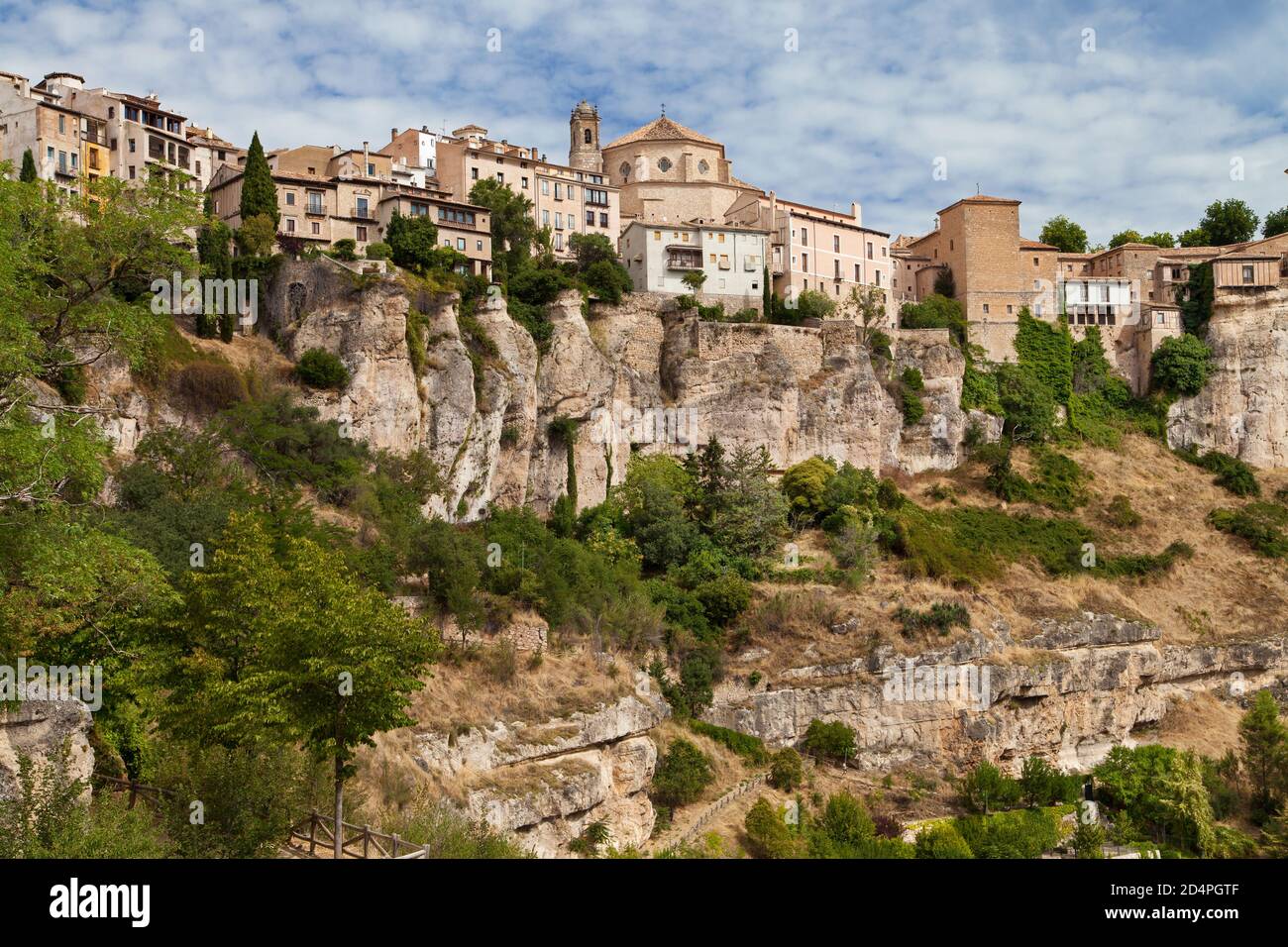 Nachbarschaft von San Pedro in Cuenca, Spanien. Stockfoto