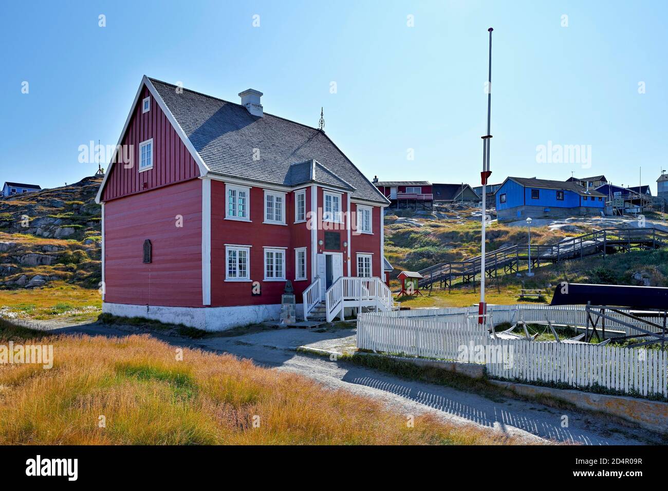 Knud Rasmussen Museum, Ilulissat, Westgrönland, Grönland, Nordamerika Stockfoto