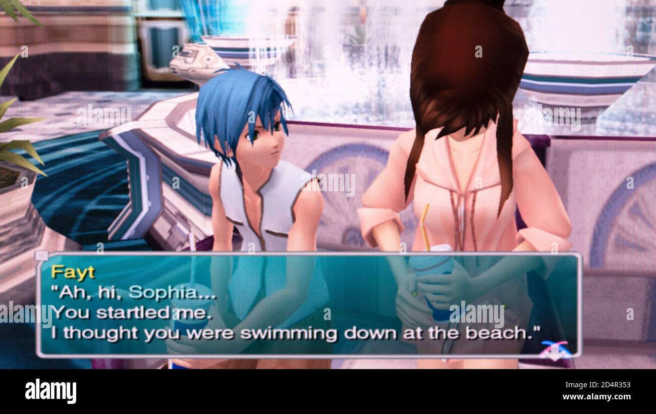 Star Ocean - bis zum Ende der Zeit - Sony PlayStation 2 PS2 - nur zur redaktionellen Verwendung Stockfoto