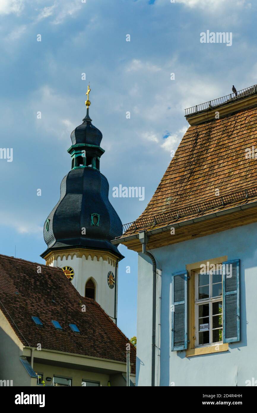 Bayerische Stadt Bekannt Aus Dem Film Out Of Speyer, historische bayerische Stadt, Deutschland Stockfotografie - Alamy