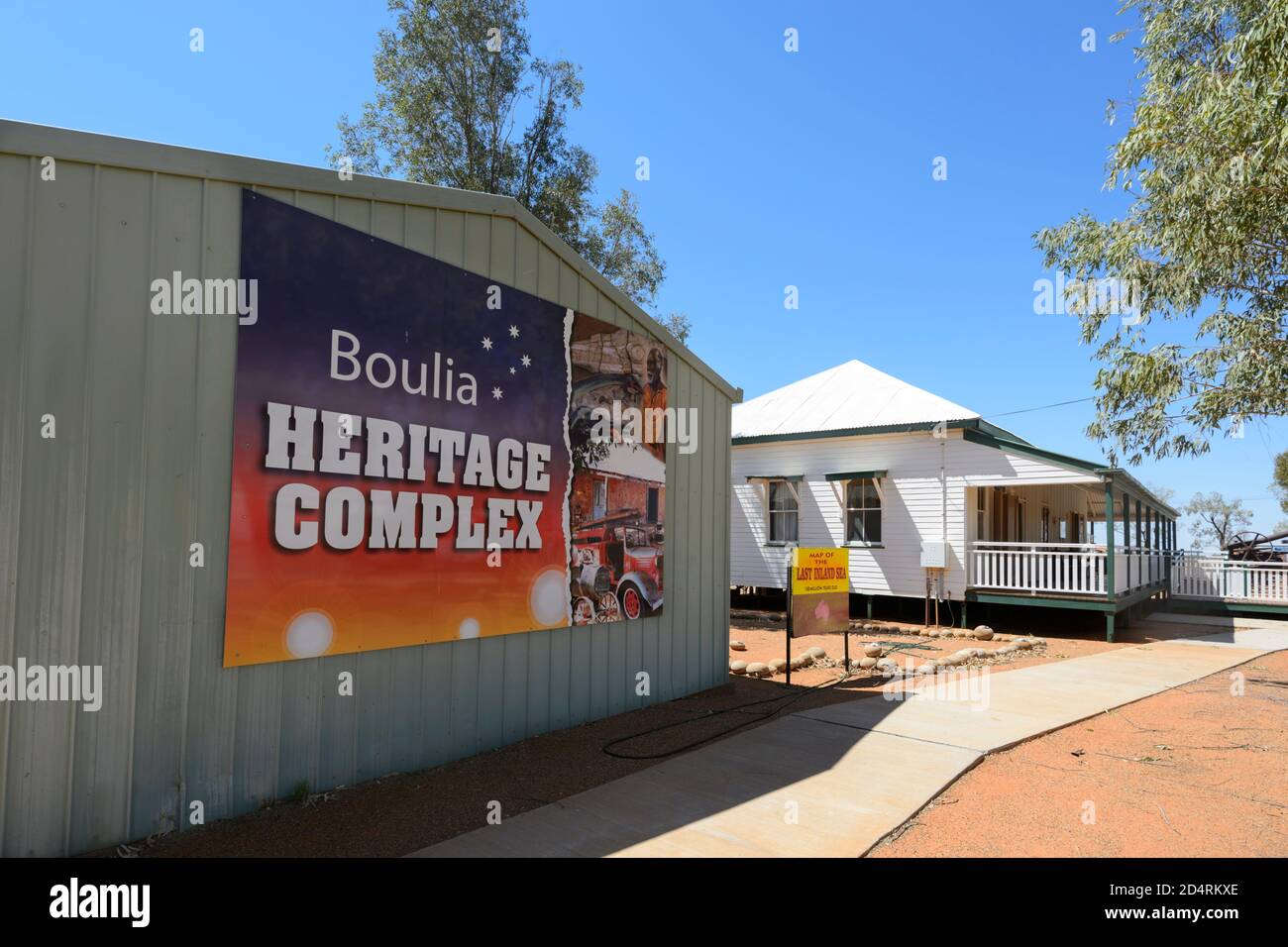 Boulia Heritage Complex ist eine bekannte Touristenattraktion, Boulia, Queensland, QLD, Australien Stockfoto