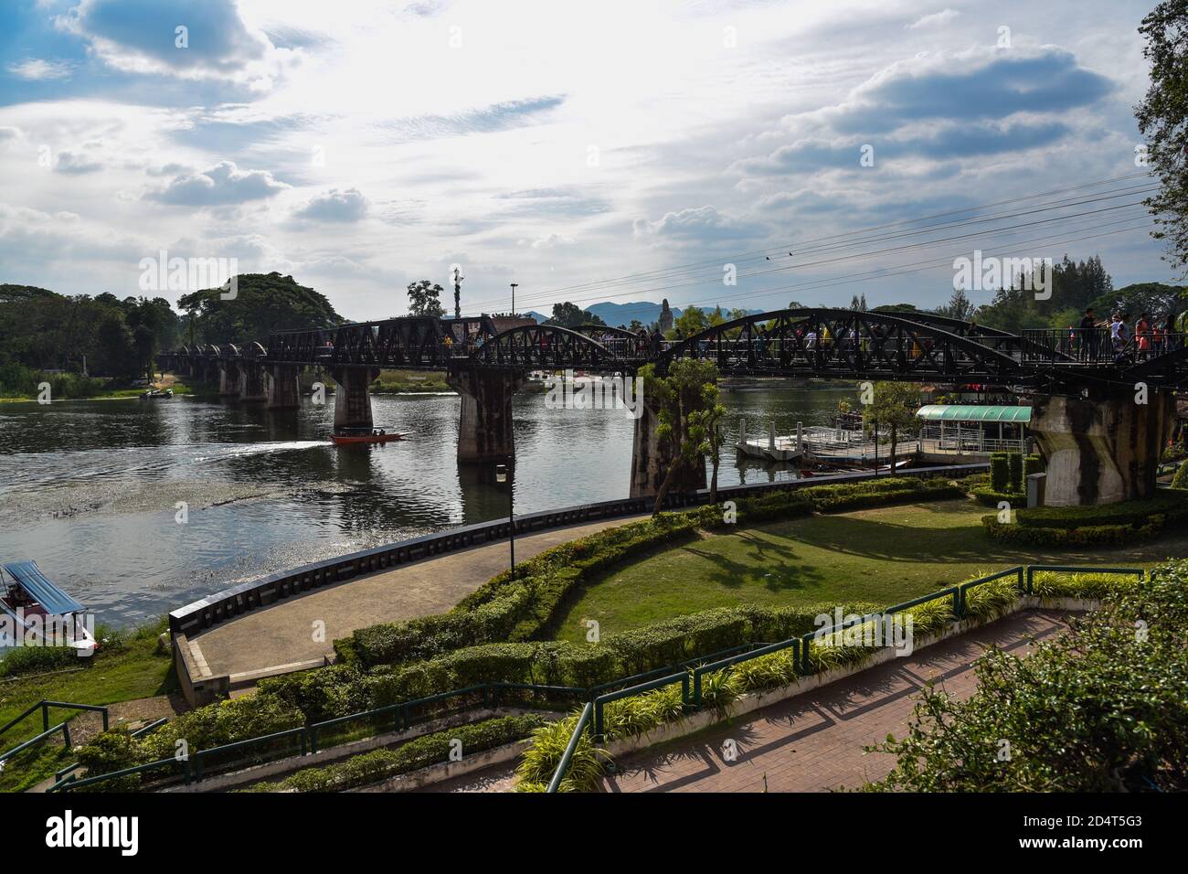 Die Brücke am River Kwai Stockfoto