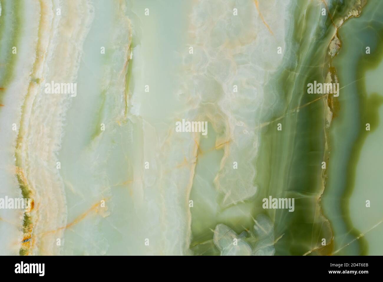 Leichte Onyx-Textur mit grüner Trace. Hintergrund für Ihren persönlichen Gebrauch. Stockfoto