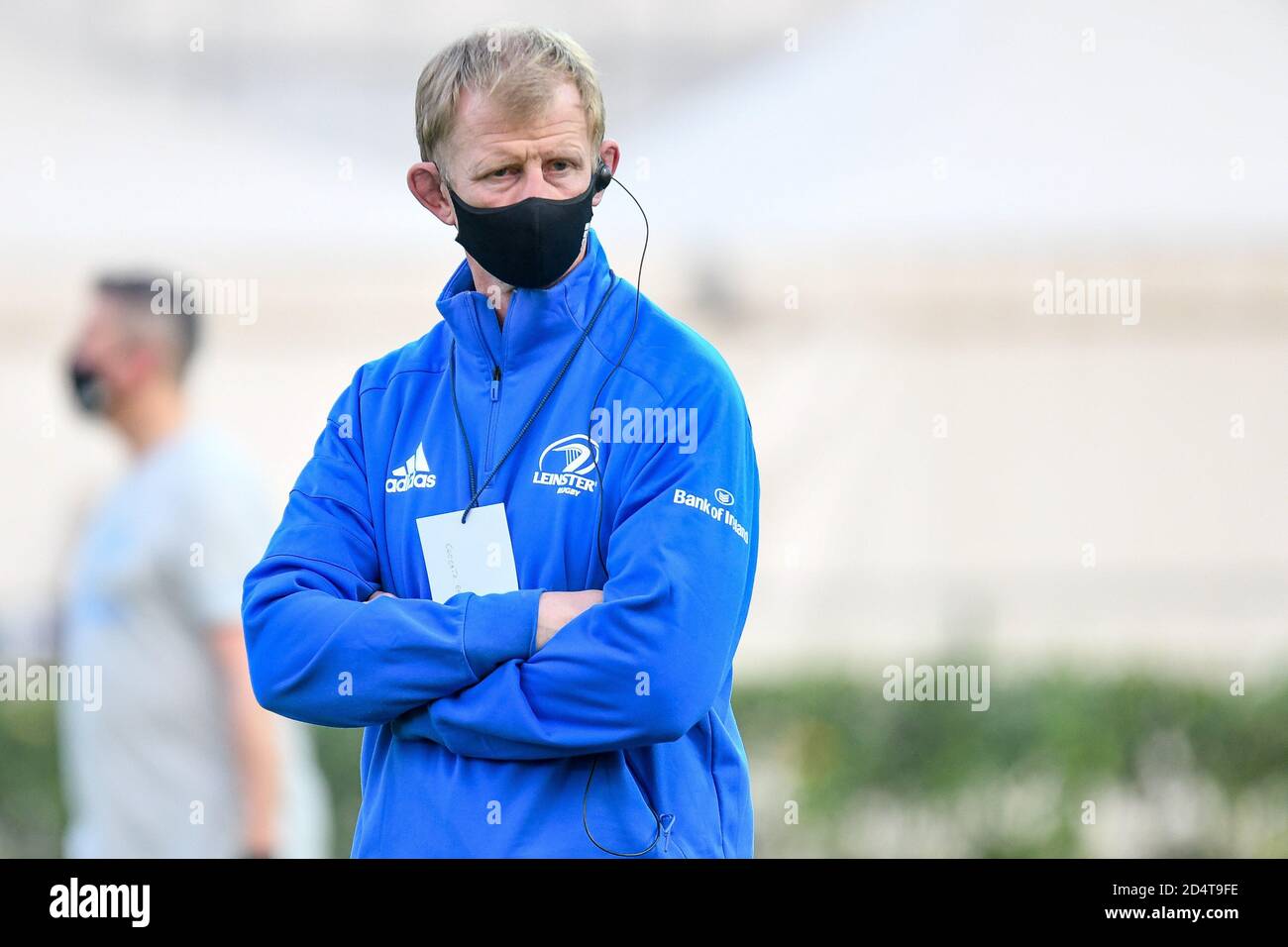 eo Cullen (Coach Leinster Rugby) während Benetton Treviso vs Leinster Rugby, Rugby Guinness Pro 14, Treviso, Italien, 10 Okt 2020 Credit: LM/Ettore Griff Stockfoto