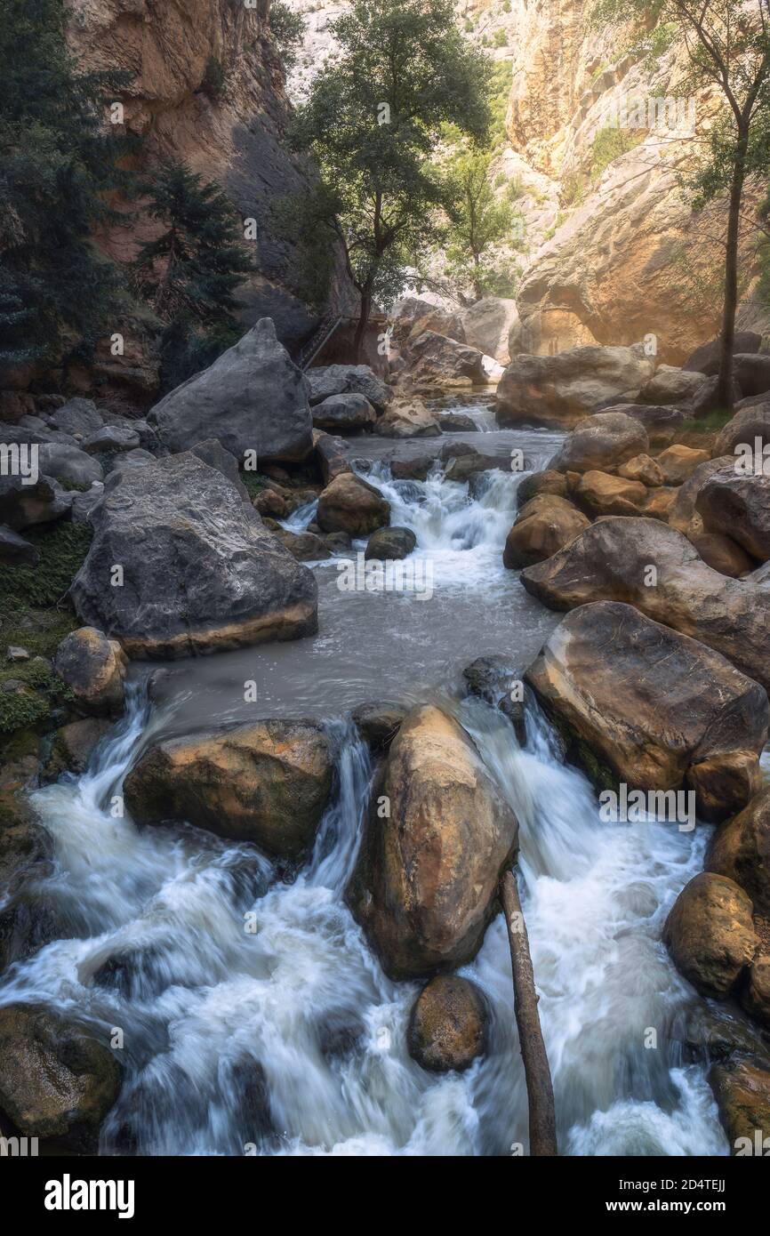 Vallore Schluchten in Teruel, Spanien Stockfoto