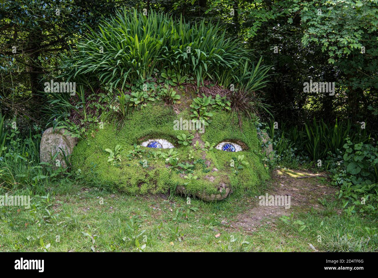 Gras skulptur verlorenen gärten von heligan Fotos und Bildmaterial in