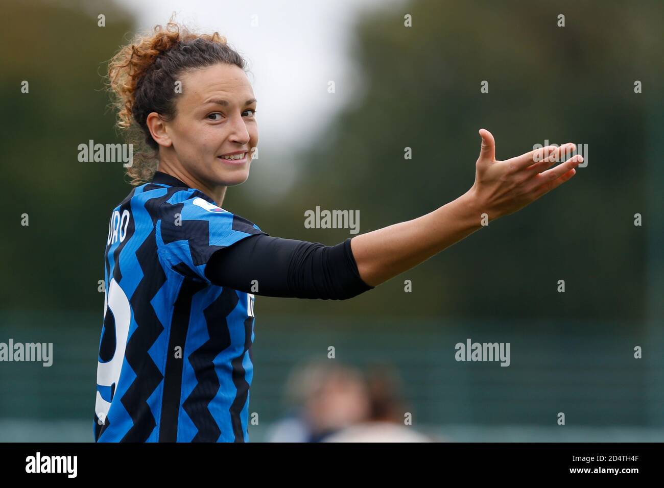 mailand, Italien, 11. Oktober 2020, Ilaria Mauro (FC Internazionale) während des FC Internazionale gegen AS Roma, Italienische Fußballserie A Frauenmeisterschaft - Credit: LM/Francesco Scaccianoce/Alamy Live News Stockfoto