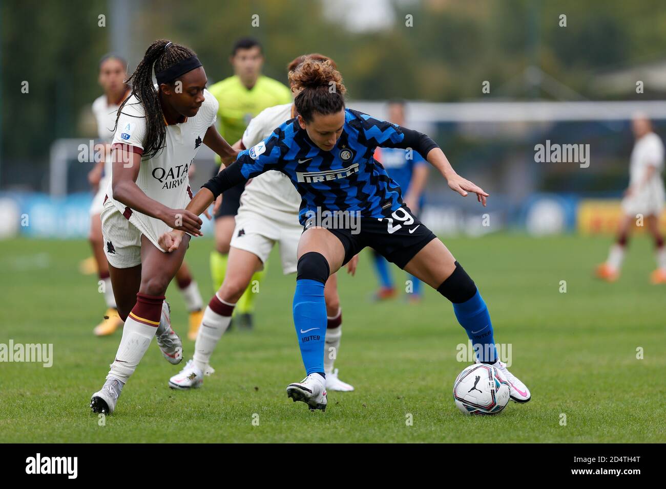 mailand, Italien, 11. Oktober 2020, Ilaria Mauro (FC Internazionale) während des FC Internazionale gegen AS Roma, Italienische Fußballserie A Frauenmeisterschaft - Credit: LM/Francesco Scaccianoce/Alamy Live News Stockfoto