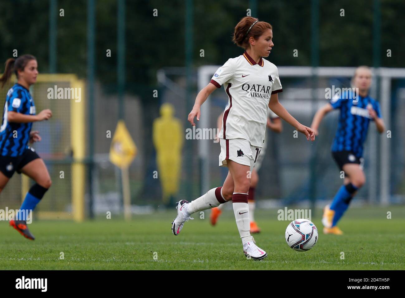 mailand, Italien, 11. Oktober 2020, Manuela Giugliano (AS Roma) während des FC Internazionale gegen AS Roma, Italienische Fußballserie A Frauenmeisterschaft - Credit: LM/Francesco Scaccianoce/Alamy Live News Stockfoto