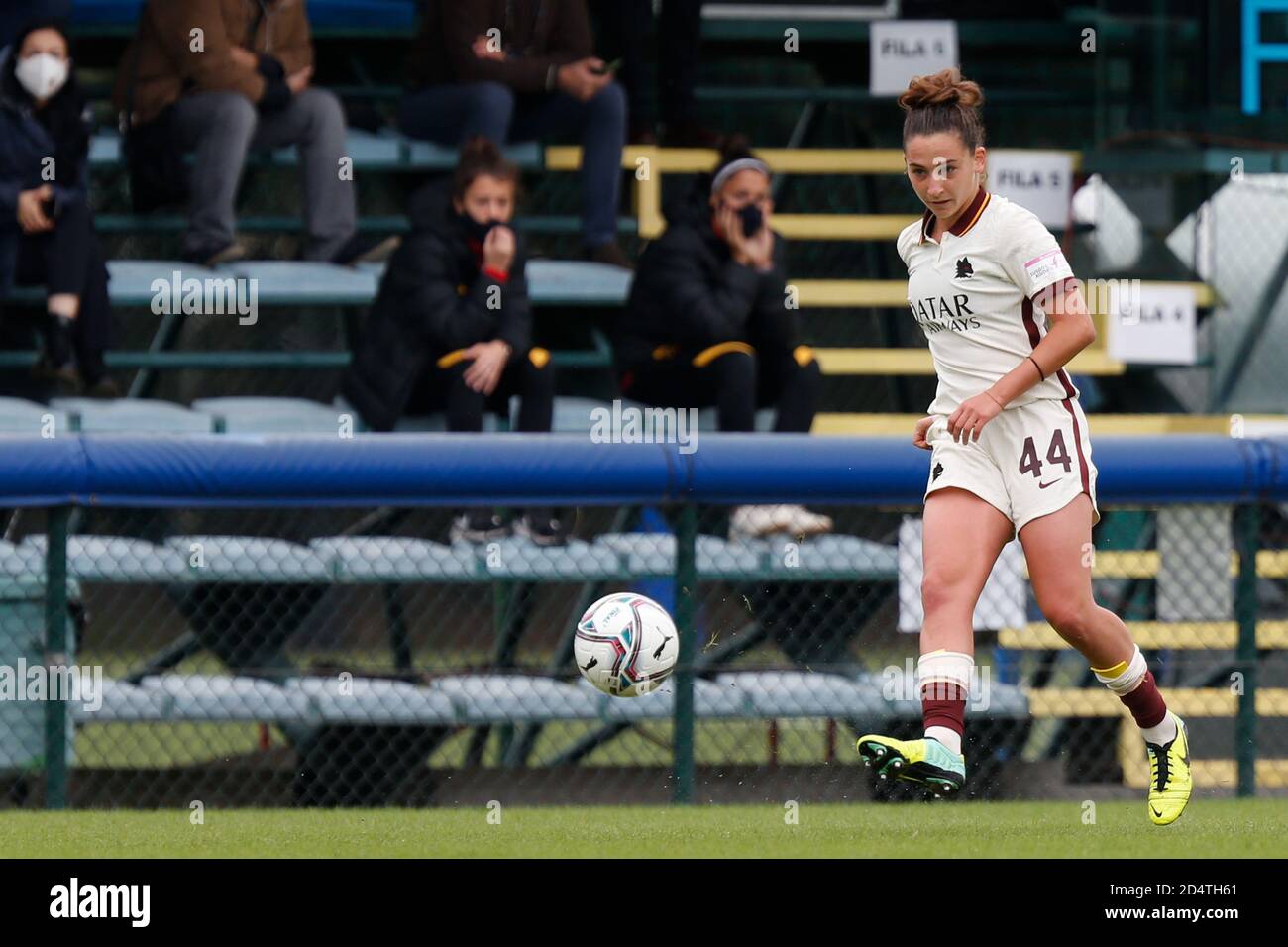 mailand, Italien, 11 Oct 2020, Tecla Pettenuzzo (AS Roma) während FC Internazionale vs AS Roma, Italienische Fußballserie A Women Championship - Credit: LM/Francesco Scaccianoce/Alamy Live News Stockfoto