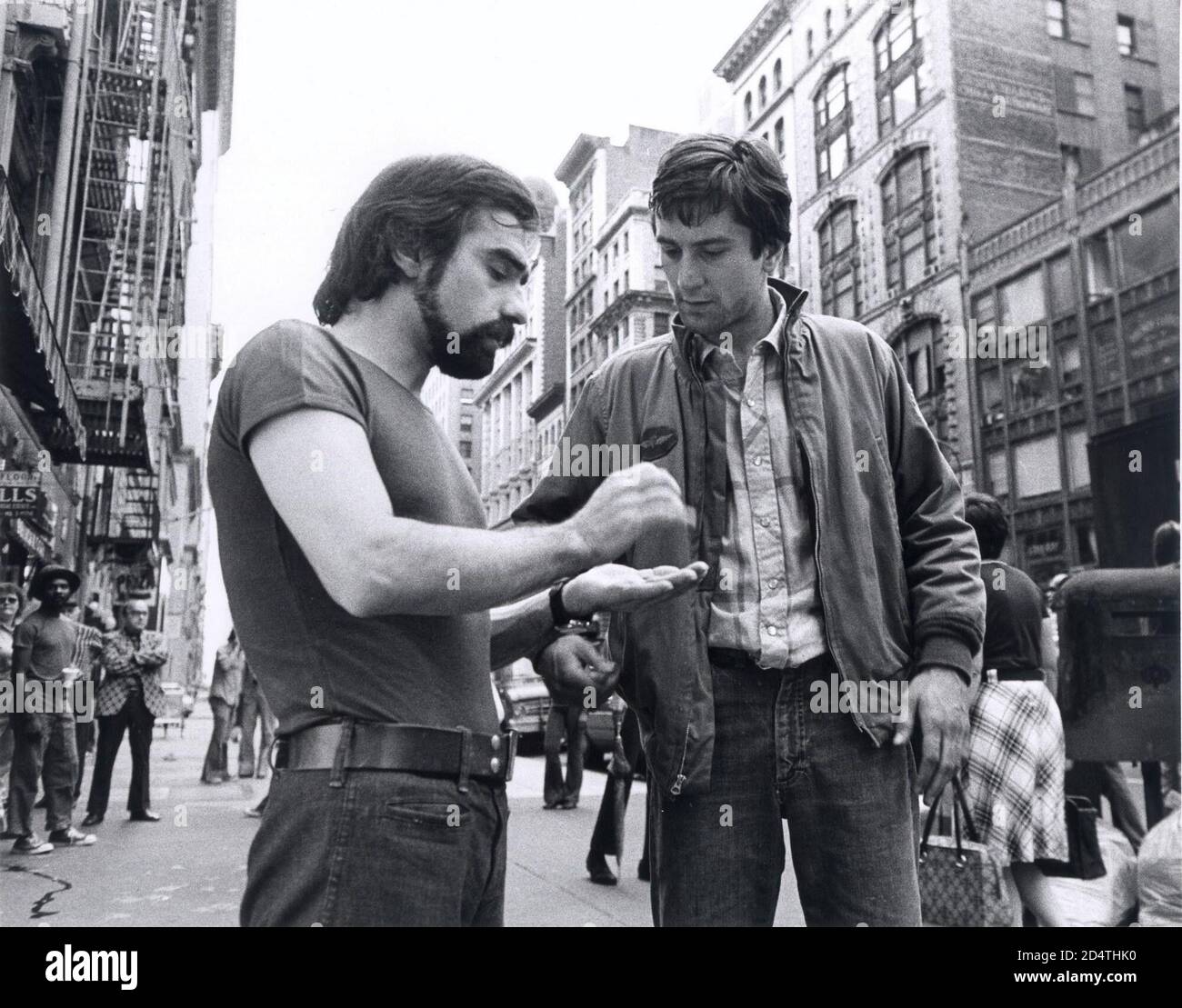 MARTIN SCORSESE und ROBERT DE NIRO im TAXIFAHRER (1976), Regie: MARTIN SCORSESE. Kredit: COLUMBIA BILDER / Album Stockfoto