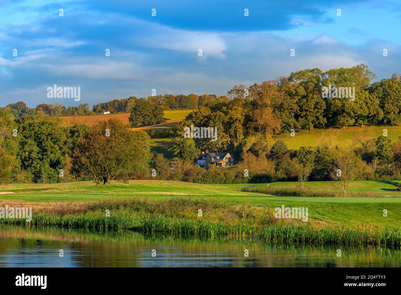 Caerleon, Newport Gwent, South Wales im Herbst Stockfoto