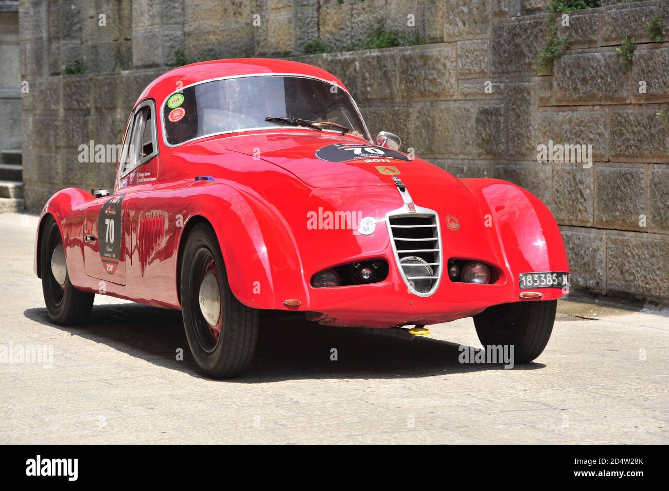 verona, italien, 13. Mai 2011, mille miglia, historische Autorallye Stockfoto
